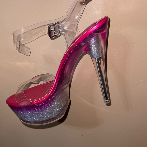 Shoes - Sugar Pink High Platform Heels